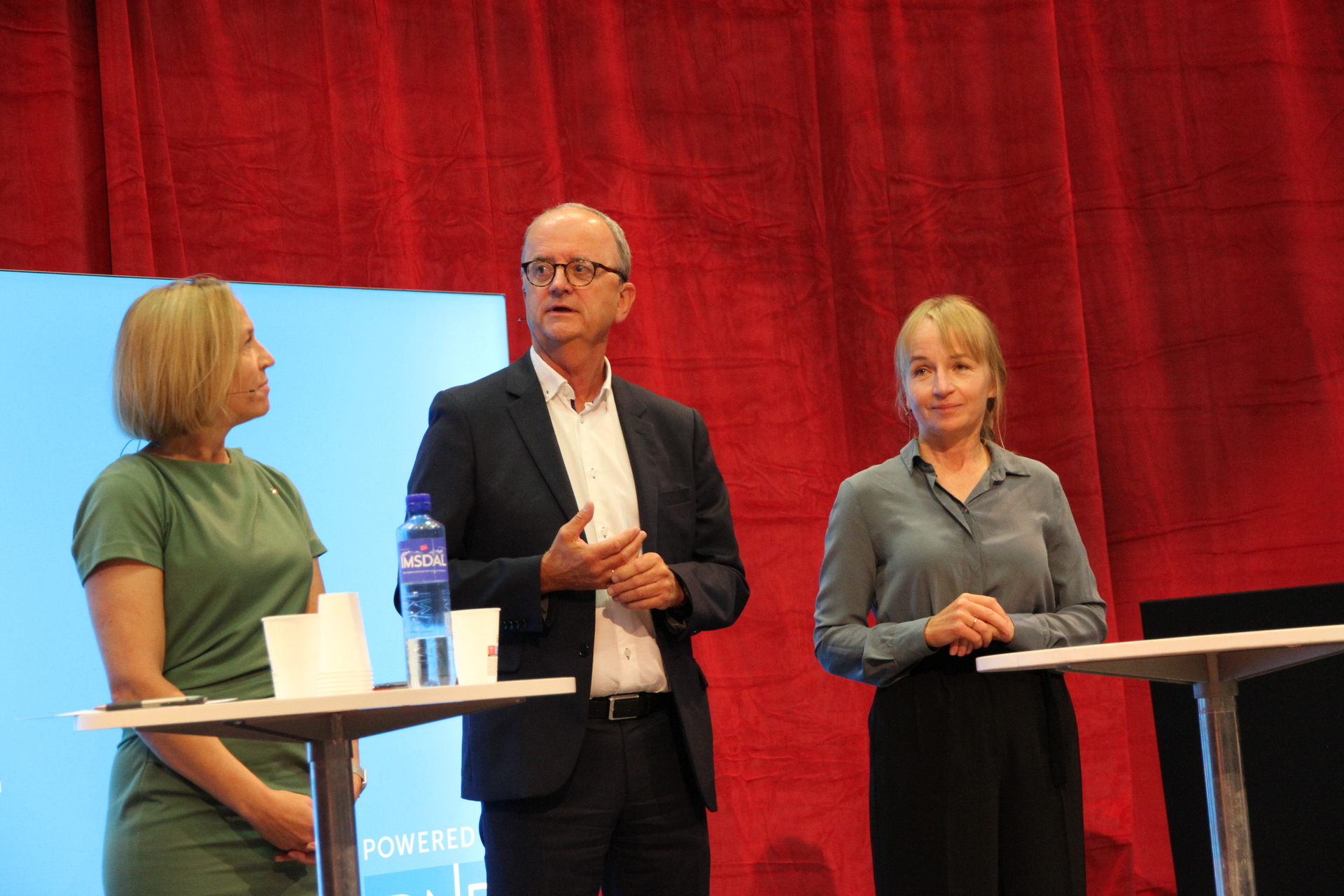 Toppledere Marianne Olsnes (Shell), Eimund Nygaard (Lyse) og Janniche Hilland (Eviny).
